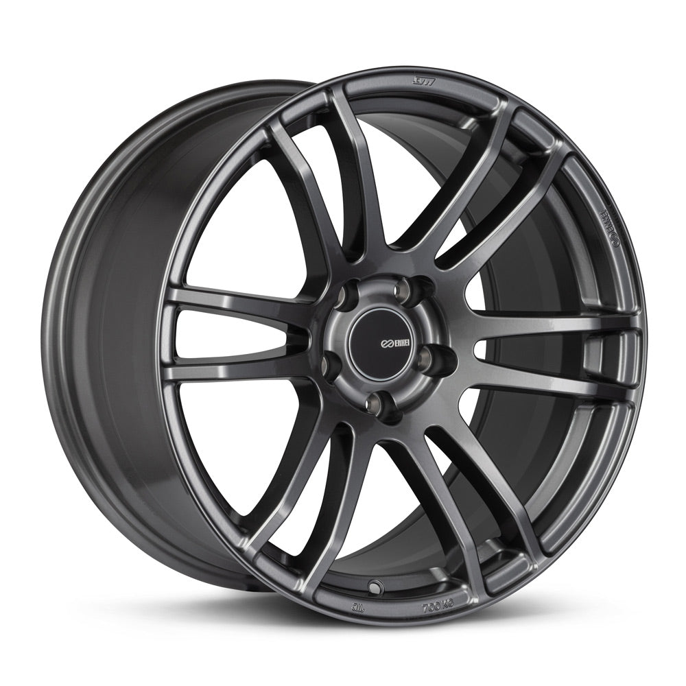 Enkei TSP6 18x8 35mm Offset 5x114.3 Bolt Pattern 72.6 Bore Gunmetal Wheel - 486-880-6535GM